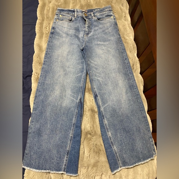 𝅺DL1961 Lily wide  leg Jeans Girl 14 Maritime - Picture 1 of 5